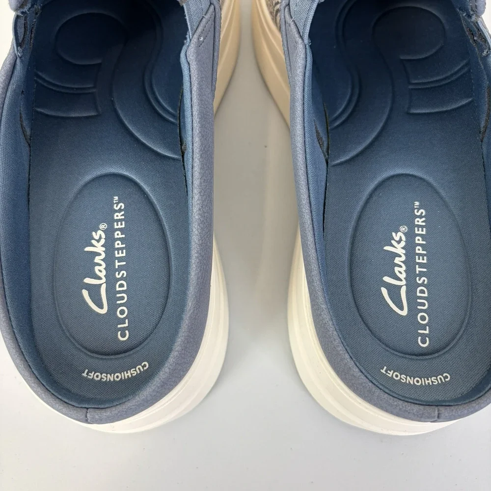 Clarks‎ Womens Audreigh Cove Blue Active Shoes Size 9.5 Comfort Casual Cushion